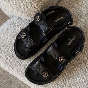 Chanel Dad Sandals Birkenstock size 8.5